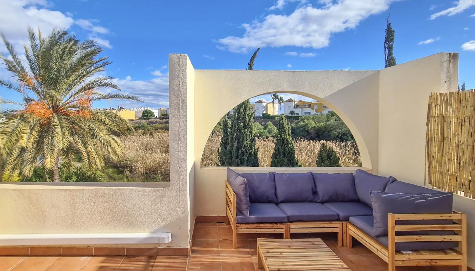 Garden Vistas. Hermoso Duplex Con Patio, Solarium Y Piscina. Vera Luaran gambar