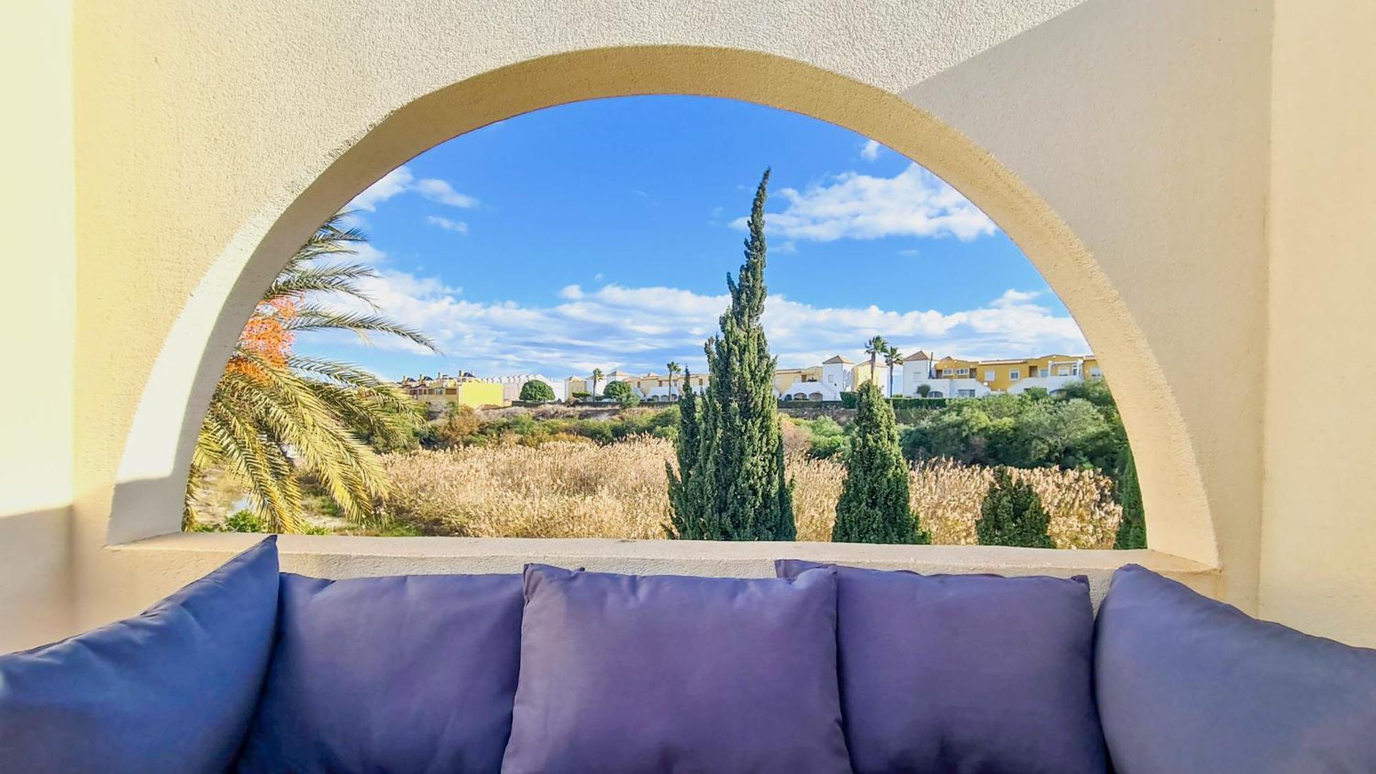 Garden Vistas. Hermoso Duplex Con Patio, Solarium Y Piscina. Vera Luaran gambar
